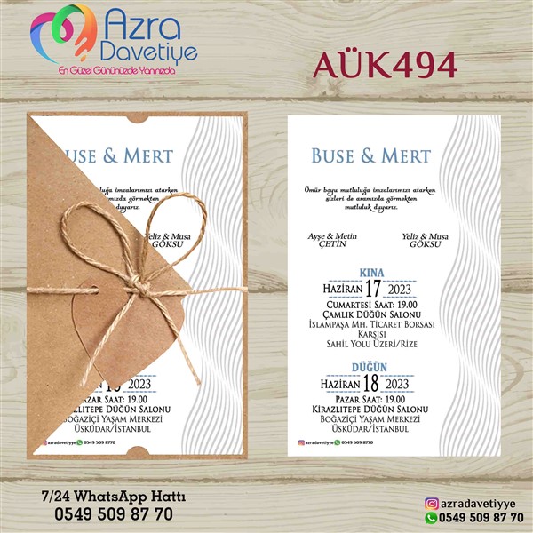 494 Üçgen Kraft Zarflı - 494 - Görsel 1