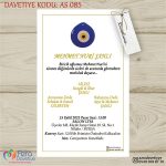 Zarfsız Sünnet Davetiyeleri - AS 085