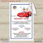 Zarfsız Sünnet Davetiyeleri - AS 132