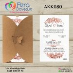 Kelebek Davetiye - AKK080