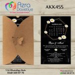 Kelebek Davetiye - AKK455
