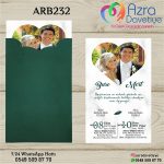 Dik Zarflı Davetiye - ARB232