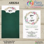 Dik Zarflı Davetiye - ARB264